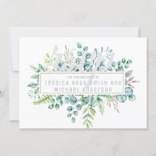Eucalyptus RSVP Card - Text Both Sides