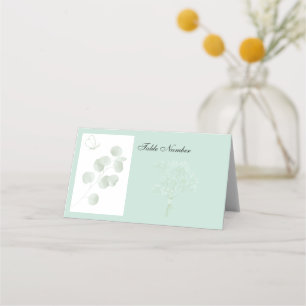 Eucalyptus Rustic Botanical Wedding Table Place Card