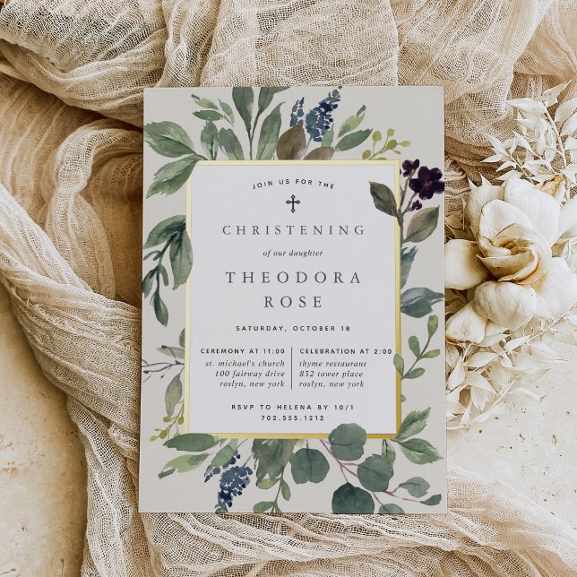 Eucalyptus & Sage Baptism or Christening (Creator Uploaded)