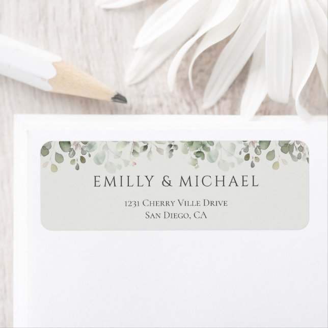 Eucalyptus Sage Green Wedding Return (Insitu)