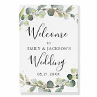 Eucalyptus Sage Green Wedding Welcome Sign