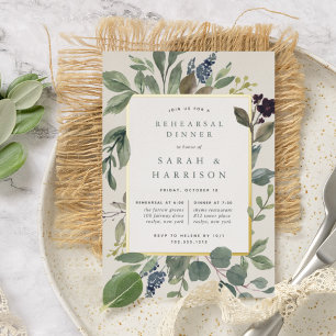 Eucalyptus & Sage Rehearsal Dinner