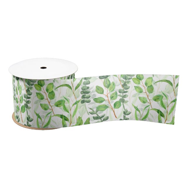 Eucalyptus Satin Ribbon (Spool)