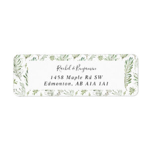 Eucalyptus Script Wedding Boho Chic Greenery
