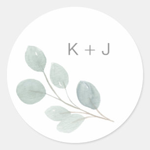 Eucalyptus Seals customise with initials