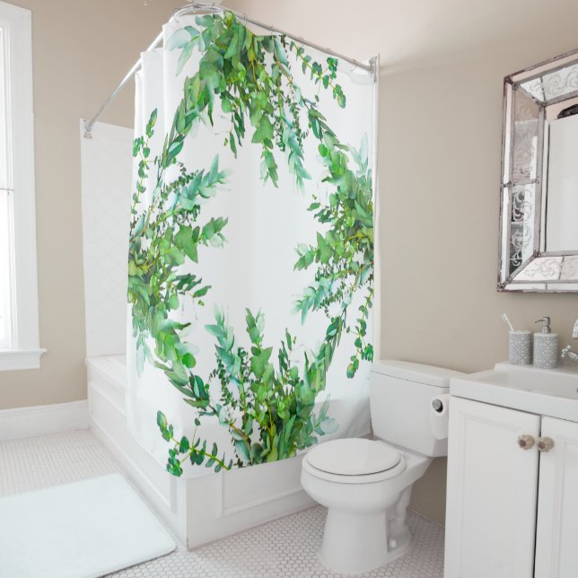 Eucalyptus  shower curtain (In Situ)