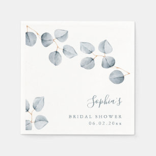 Eucalyptus Simplicity   Wedding or Bridal Shower Napkin