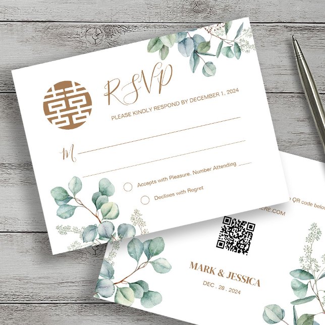 Eucalyptus Song Hy/Shuang Xi RSVP with code QR   (Creator Uploaded)