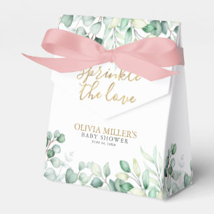 Eucalyptus Sprinkle the Love Thank You Baby Shower Favour Box