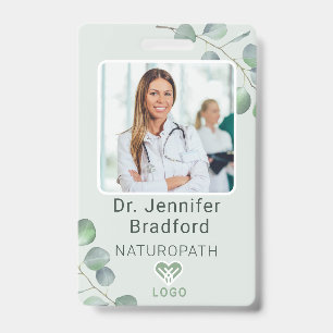 Eucalyptus Style Custom ID Badge