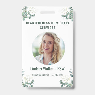 Eucalyptus Style ID Badge