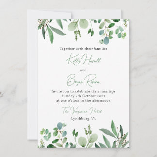 Eucalyptus Suite Invitation