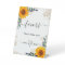 Eucalyptus sunflowers wedding favours guests