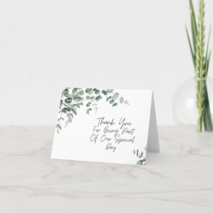 EUCALYPTUS THANK YOU CARD