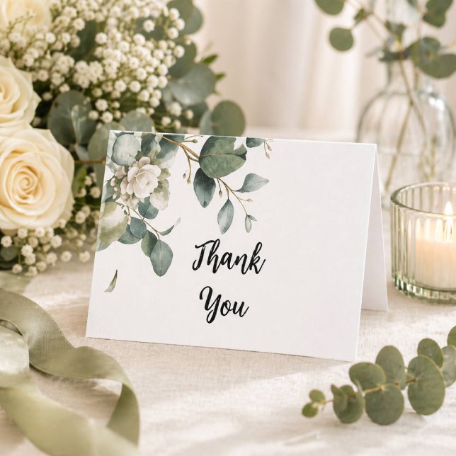 eucalyptus thank you card (Creator Uploaded)