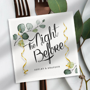 Eucalyptus The Night Before Napkins