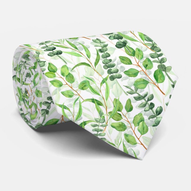 Eucalyptus Tie (Rolled)