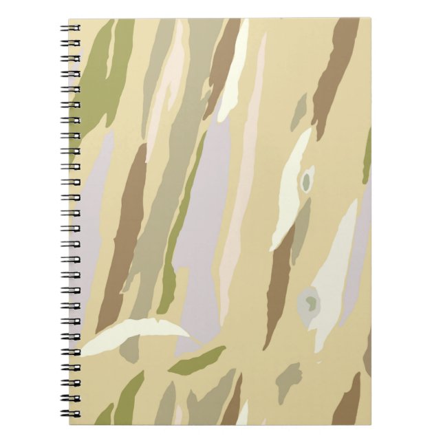Eucalyptus Tree Bark Notebook (Front)