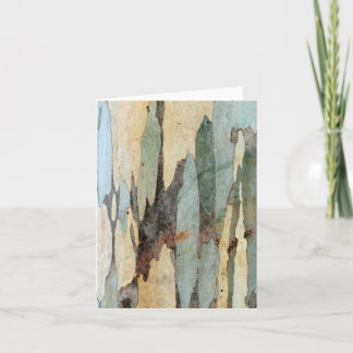 Eucalyptus Tree Bark Notecard