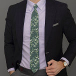 Eucalyptus Watercolor Pattern Neck Tie<br><div class="desc">A chic eucalyptus design. **PLEASE READ BEFORE ORDERING** If you make changes to the shape or size or choose another product and the design is cropped in any way or doesn't look right on the page you will need to use the Live Design Service to have someone adjust the layout...</div>