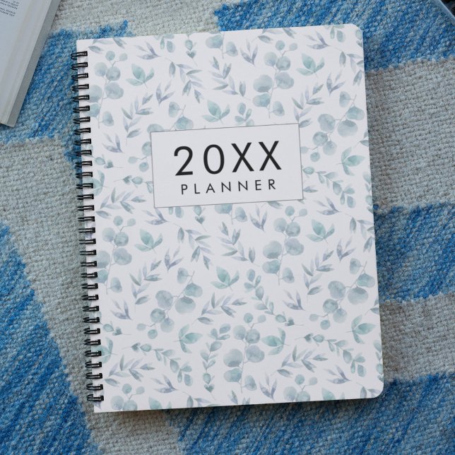 Eucalyptus watercolor weekly and monthly 2022 planner (Creator Uploaded)
