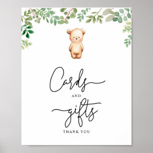 Eucalyptus We can bearly wait Cards and Gifts Poster
