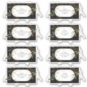 Eucalyptus Wedding Address