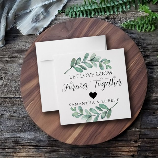 Eucalyptus Wedding Bridal Favour Seeds Envelope (Creator Uploaded)