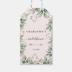 EUCALYPTUS WEDDING BRIDAL SHOWER GIFT TAGS