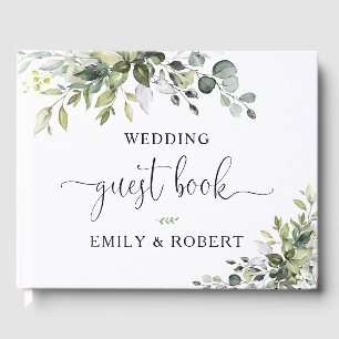 Eucalyptus Wedding Guest Book