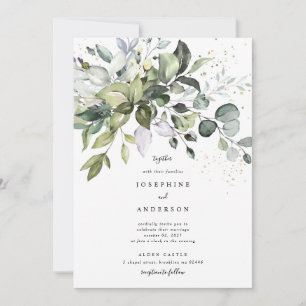 Eucalyptus Wedding Invitation