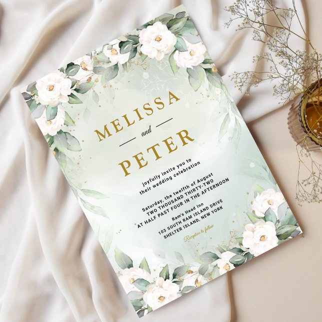 Eucalyptus  Wedding Invitation (Creator Uploaded)