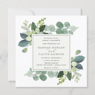 Eucalyptus Wedding Invitation