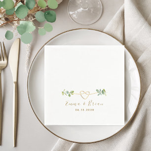 Eucalyptus Wedding Napkin