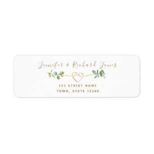 Eucalyptus Wedding Return Address Label