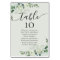 Eucalyptus Wedding Table Seating Chart