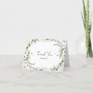 Eucalyptus Wedding  Thank You Card
