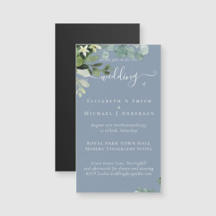 Eucalyptus Wedding Watercolor Greenery Invitations