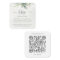Eucalyptus Wedding Website QR Code RSVP