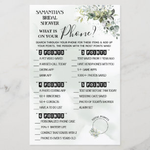 Eucalyptus What is on your Phone bilingual game