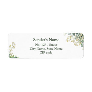 Eucalyptus & White Florals Botanical Wedding