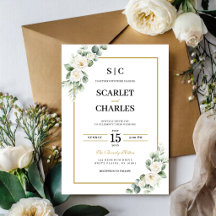 Eucalyptus White Rose Greenery Floral Wedding