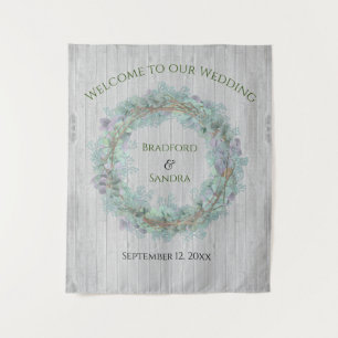 Eucalyptus Wreath Greenery Wedding Favours  Matchb Tapestry