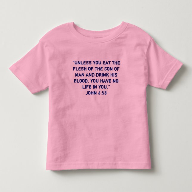 Eucharist Catholic T-shirt (Front)