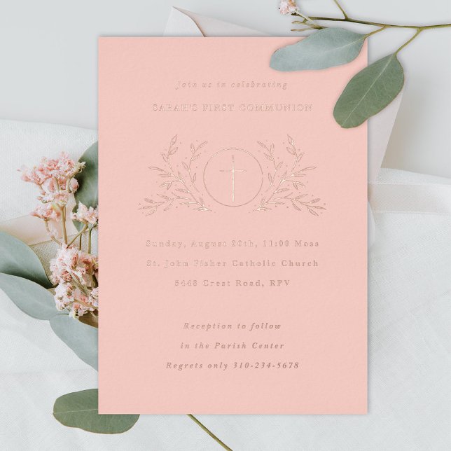 Eucharist First Communion Rose Gold (Creator Uploaded)
