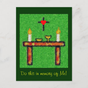 Eucharist II Postcard