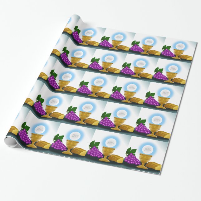 eucharist wrapping paper (Unrolled)