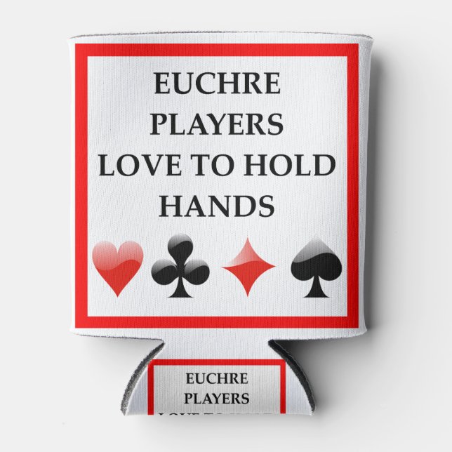 EUCHRE CAN COOLER (Front)
