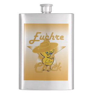 Euchre Chick #10 Hip Flask