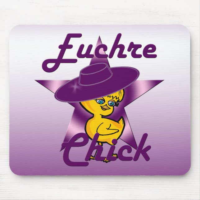 Euchre Chick #9 Mouse Mat (Front)